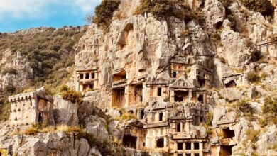Antike Stadt Myra - Ruinen und Felsengräber - Demre Antalya