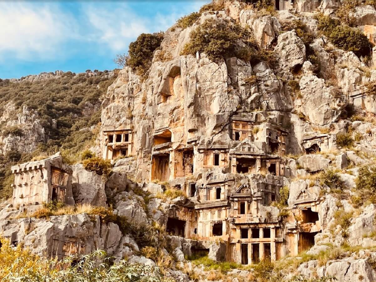 Antike Stadt Myra - Ruinen und Felsengräber - Demre Antalya