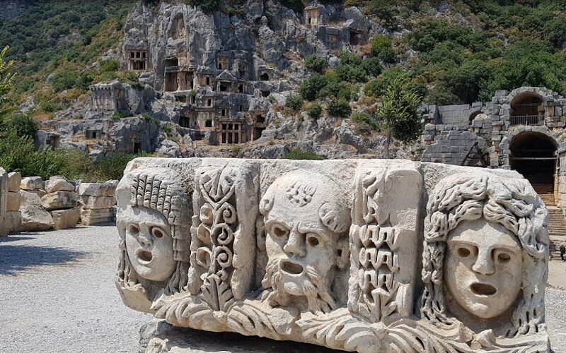 Antike Stadt Myra - eine antike Stadt in der Türkei