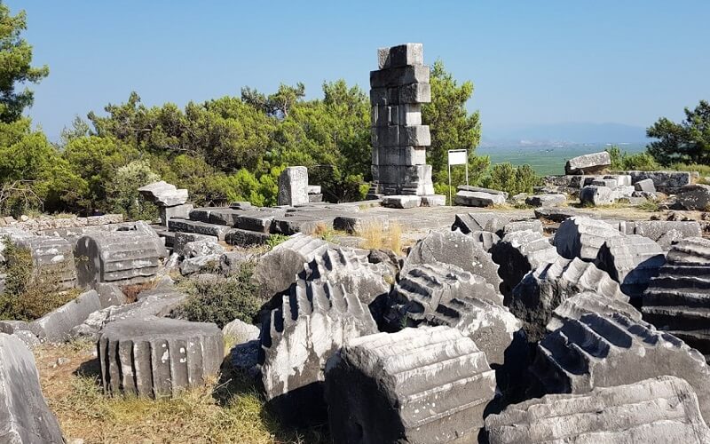 Details zu den Ruinen von Priene