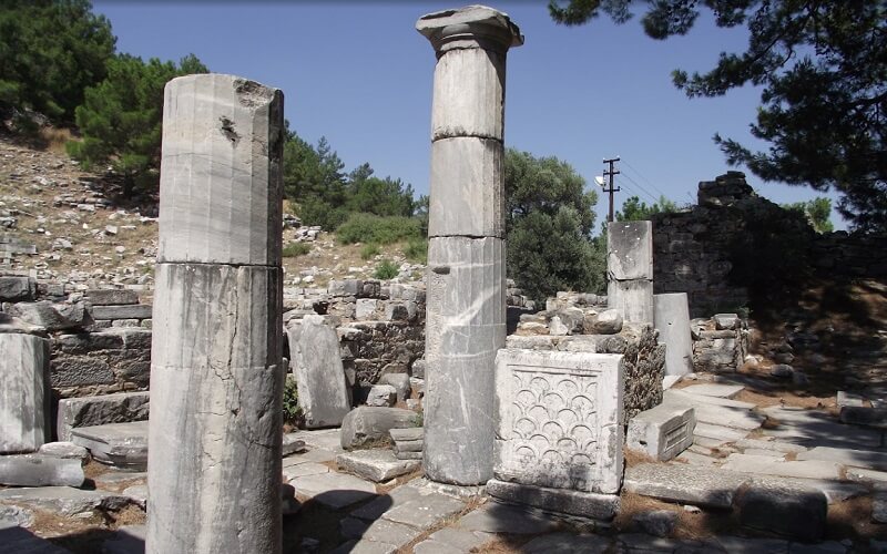 Details zu den Ruinen von Priene