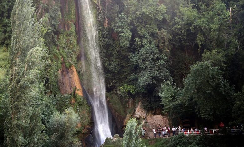 Santa Iras Wasserfall im Distrikt Mersin Toroslar
